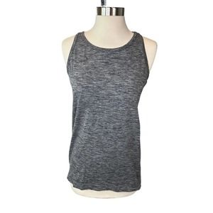 Athleta Tank Top Womens Athletic Racerback Stretch Sleeveless Gray Large